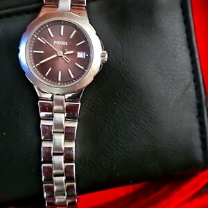 Women's Fossil Sylvia two-tone watch